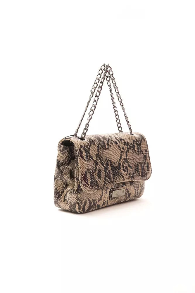 Pompei Donatella Brown Leather Crossbody Bag - Luxe & Glitz