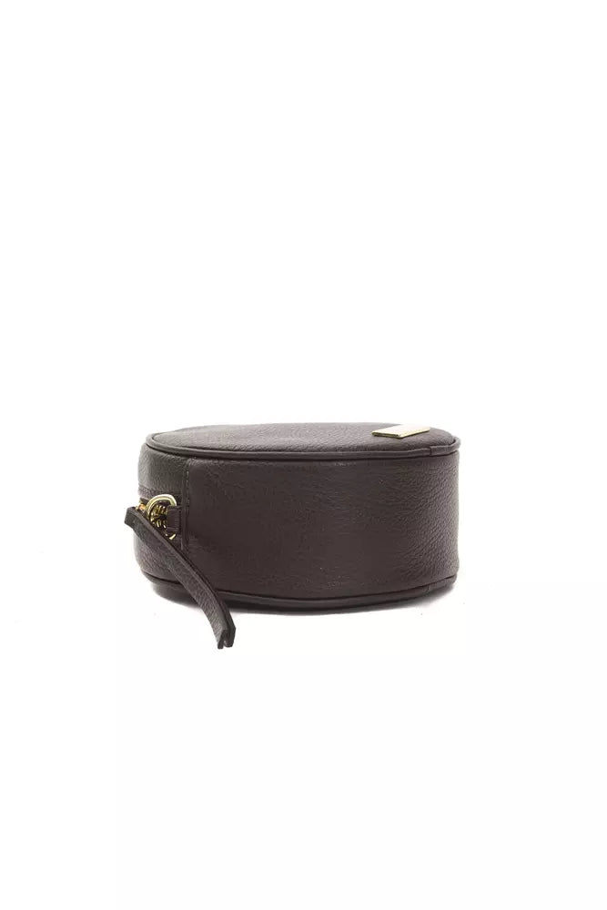 Pompei Donatella Brown Leather Crossbody Bag - Luxe & Glitz