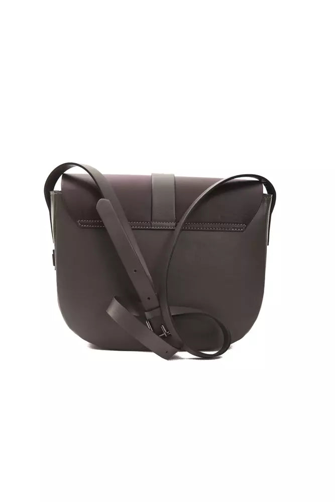 Pompei Donatella Burgundy Leather Crossbody Bag - Luxe & Glitz