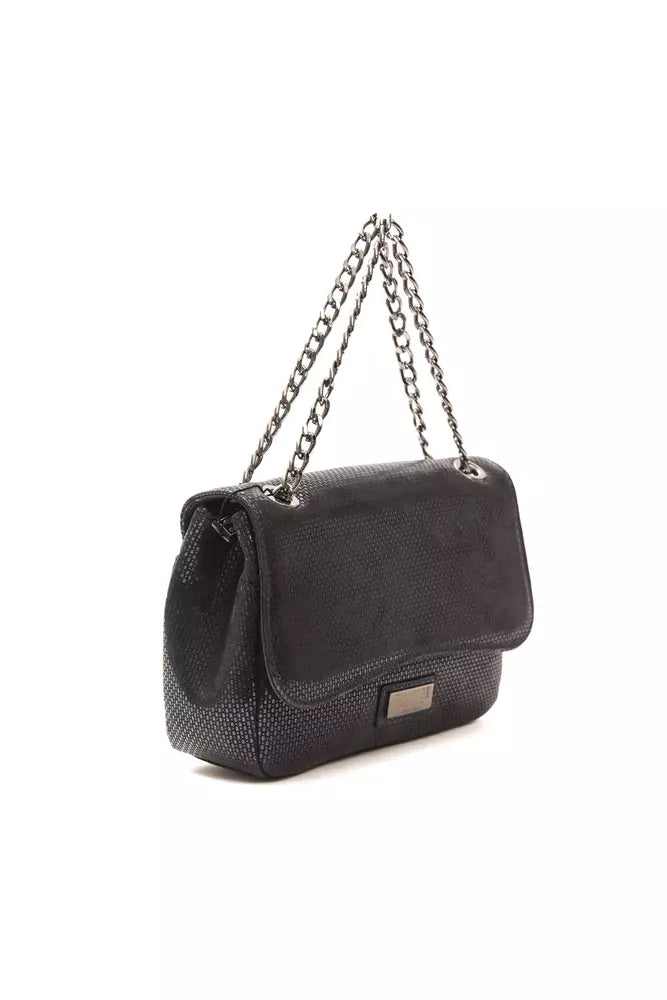 Pompei Donatella Blue Leather Crossbody Bag - Luxe & Glitz