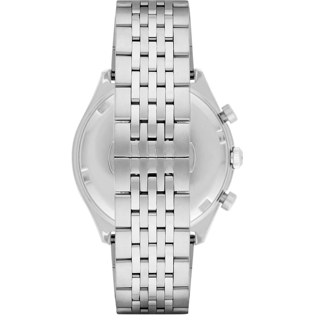 Emporio Armani Silver Steel Chronograph Watch Emporio Armani